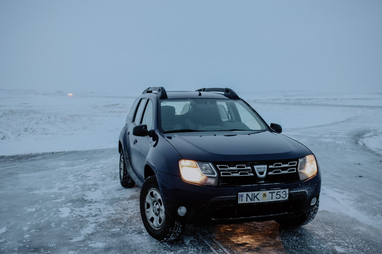 Island Winter Autofahren