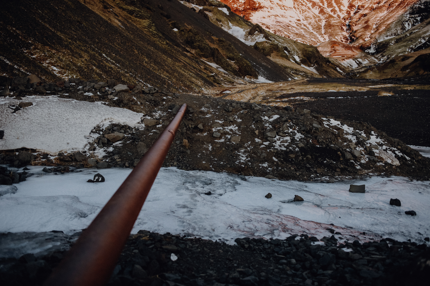 Island heiße Quellen