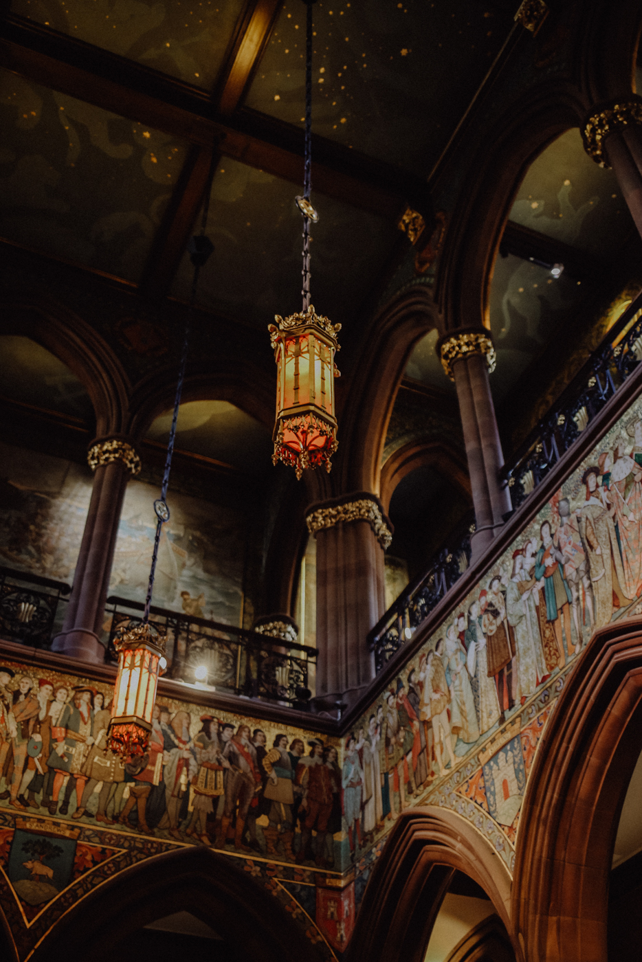 Edinburgh bei Regen Sehenswürdigkeiten Scottish National Portrait Gallery