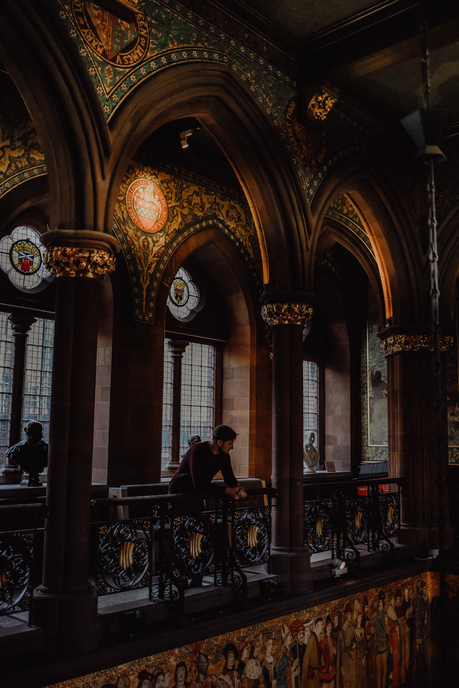 Edinburgh bei Regen Sehenswürdigkeiten Scottish National Portrait Gallery