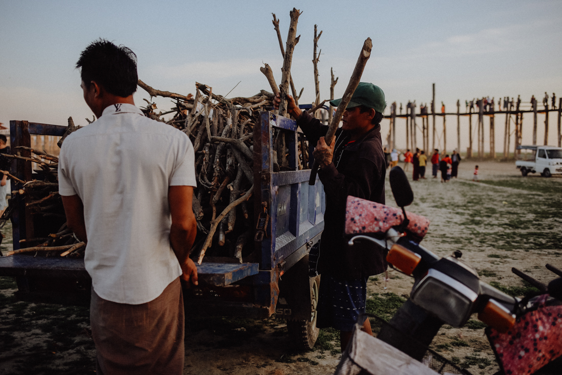 Mandalay Ausflug U Bein Brücke