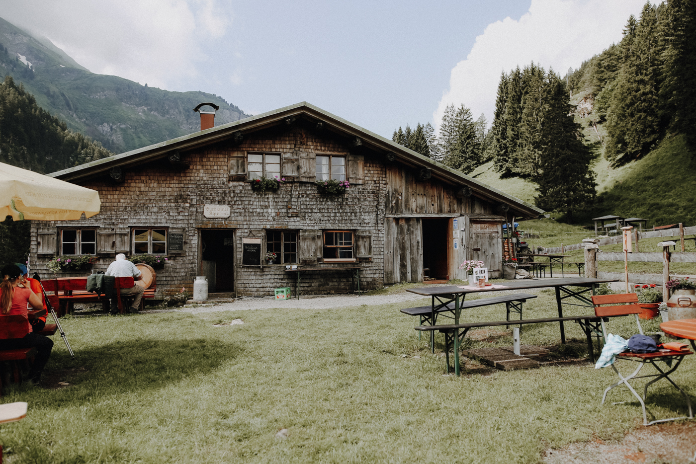 Wandern Allgäu Stillachtal Rappenalptal Buchrainer Alpe