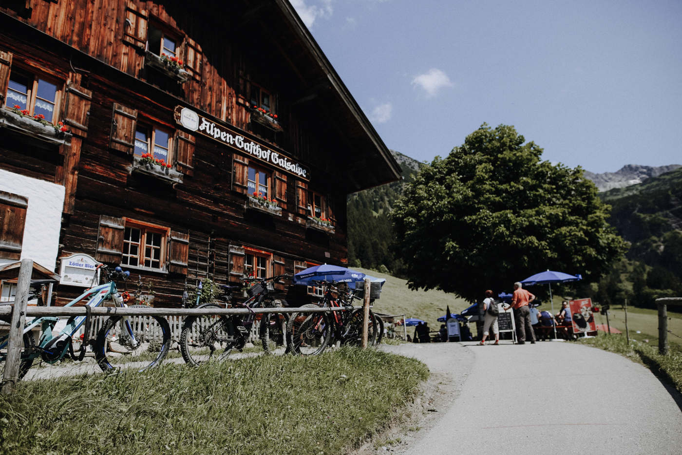 Wandern Allgäu Gaisalpsee Gasthof Gaisalpe