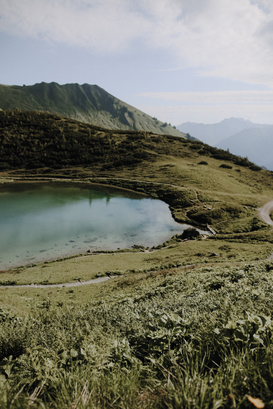 Wandern Allgäu Fellhorngrat Schlappoltsee