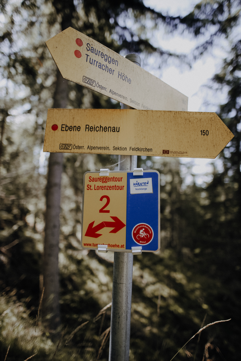 Nockberge Kärnten Mountainbike Turracher Höhe St. Lorenzen