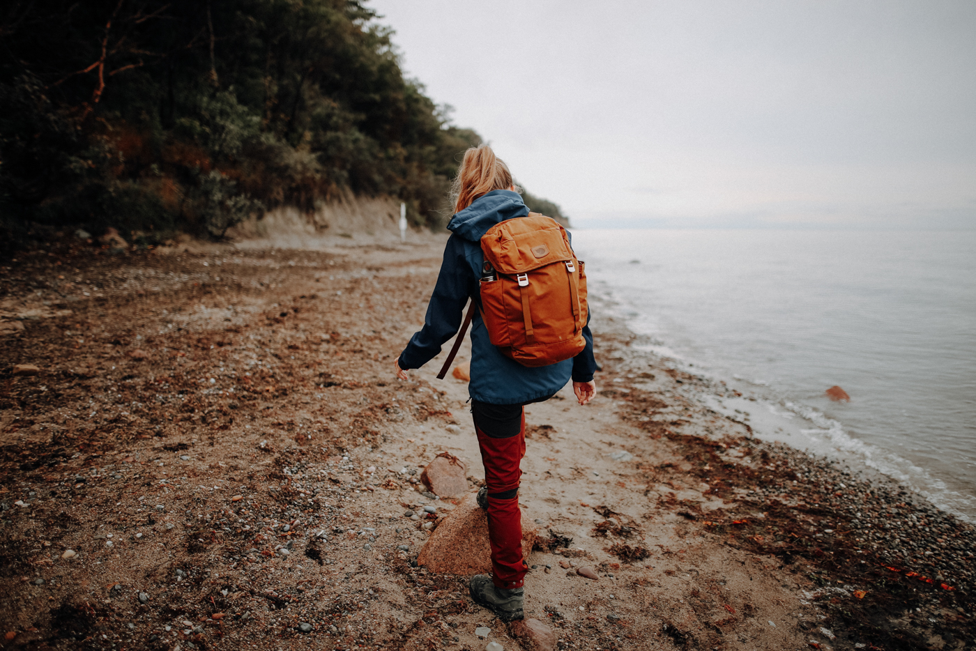 Wandern Warnemünde Steilküste Stoltera