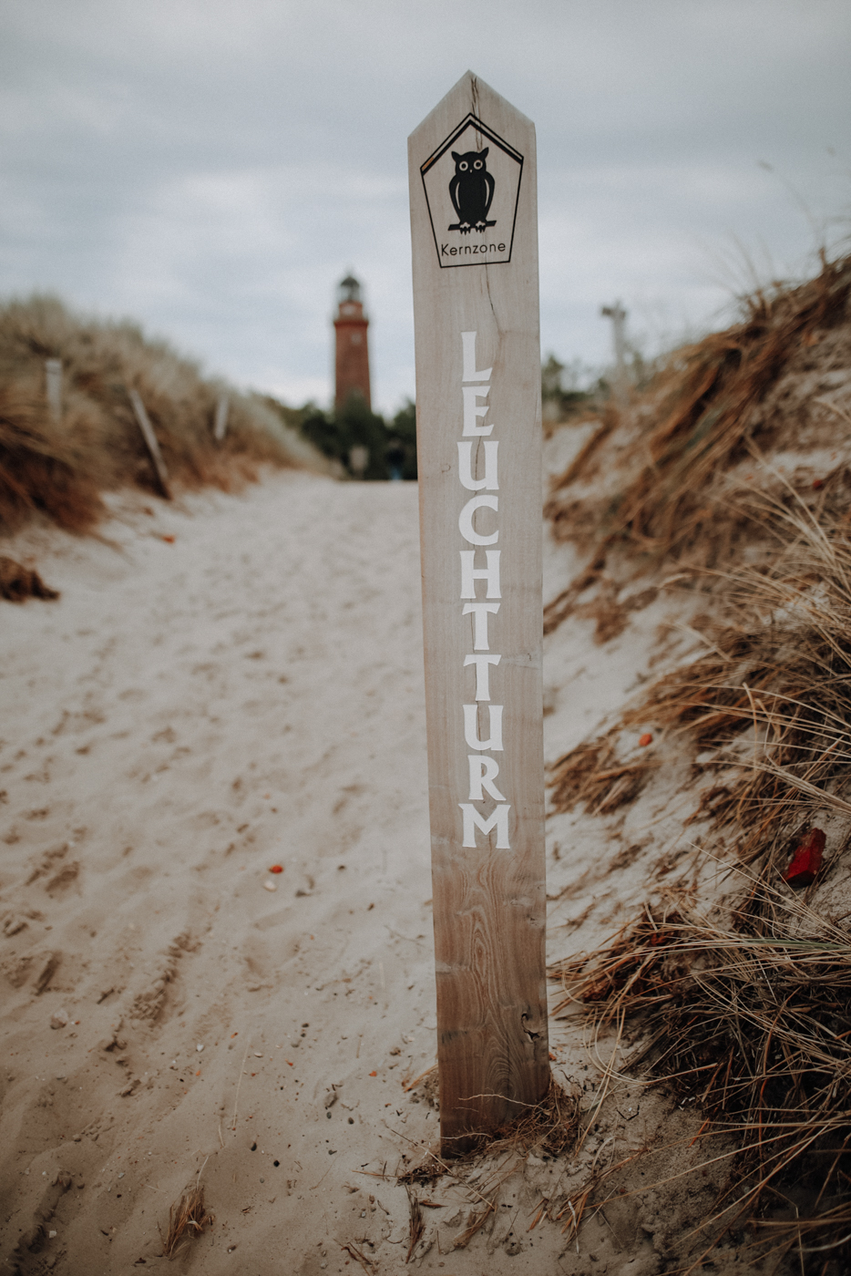 Wandern Darß Zingst Leuchtturmweg Herbst