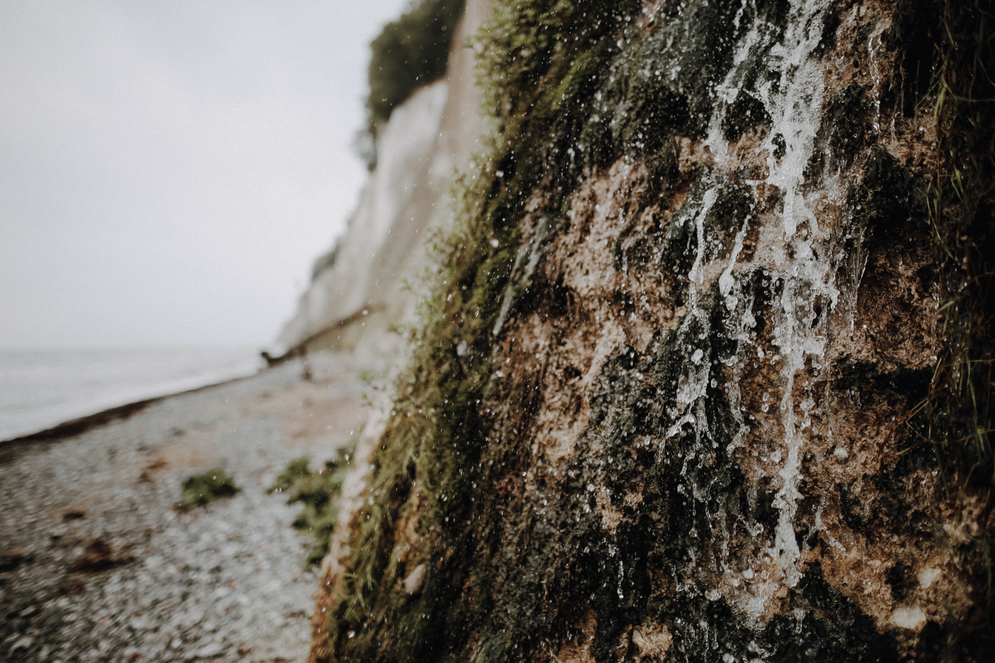 Wandern Rügen Hochuferweg Wasserfall
