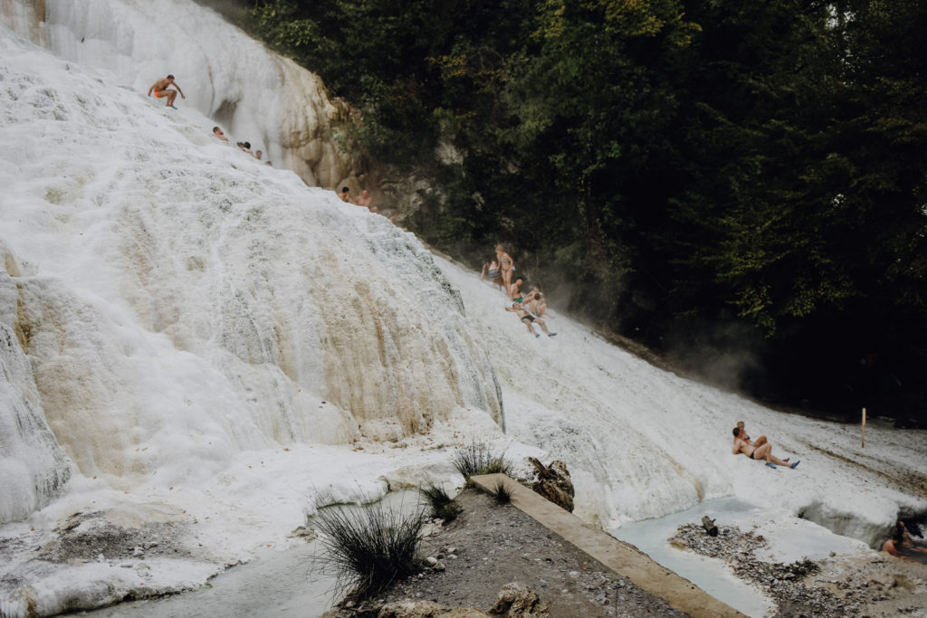 Bagni San Filippo heiße Quellen Toskana
