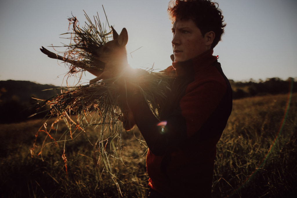 Rehkitzrettung Kitzretter Kevin Winterhoff